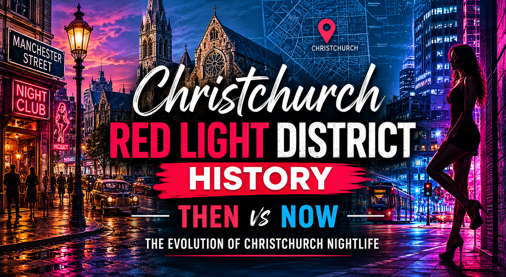 Christchurch Red Light District History: Then vs Now